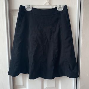 H&M black a-line skirt